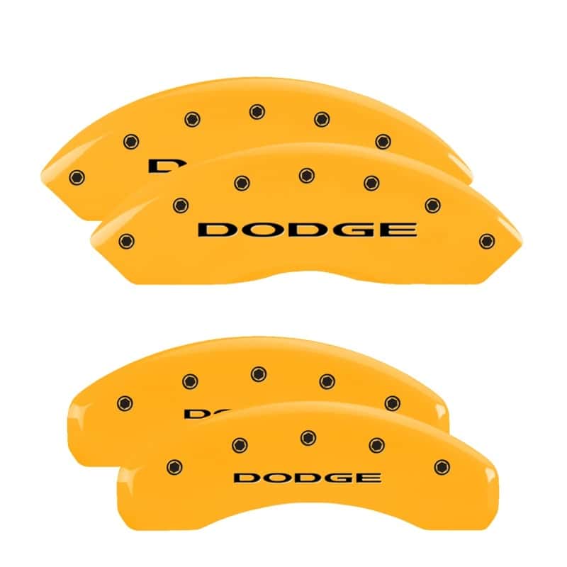 MGP — MGP 4 Caliper Covers Engraved Front & Rear With out stripes/Dodge Yellow finish black ch
Caliper Covers - view 1