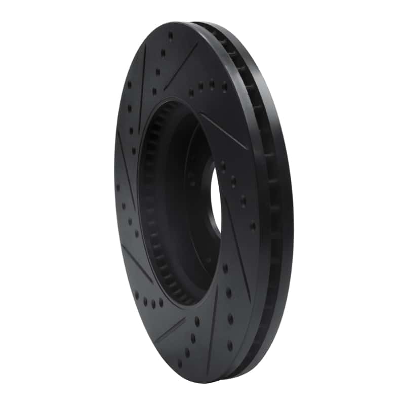 R1 Concepts — R1 07-10 Kia Rondo (Canada) Front Right Drilled & Slotted Black Brake Rotor
R1 Brake Rotor Drill - view 4