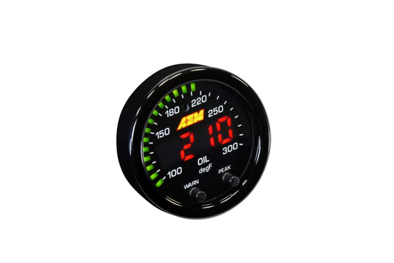 AEM — AEM X-Series Temperature 100-300F Gauge Kit (ONLY Black Bezel and Water Temp. Faceplate)
X-Series Temperature
X-Series Gauge - view 7