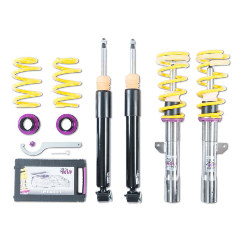 KW — KW BMW X1 F48 BMW F39 X2 Cooper Clubman F54 CountrymanF60 w/o Electronic Dampers Street Comfort Kit
Coilover Kit - view 3
