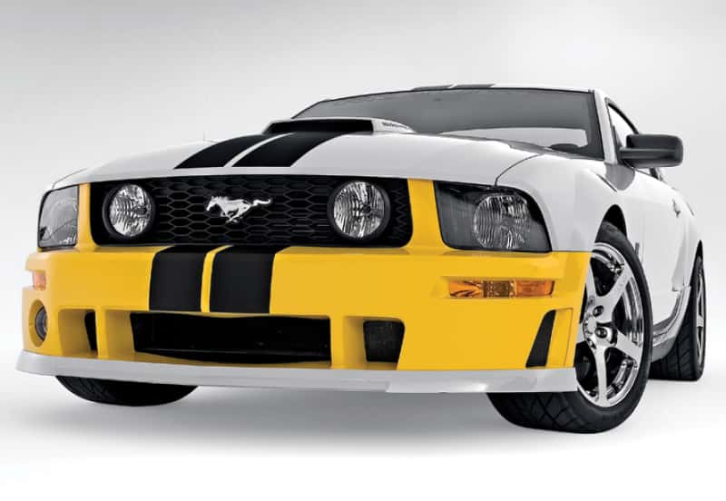 Roush — Roush 2005-2009 Ford Mustang Unpainted Front Fascia Kit
Front Fascia - view 1