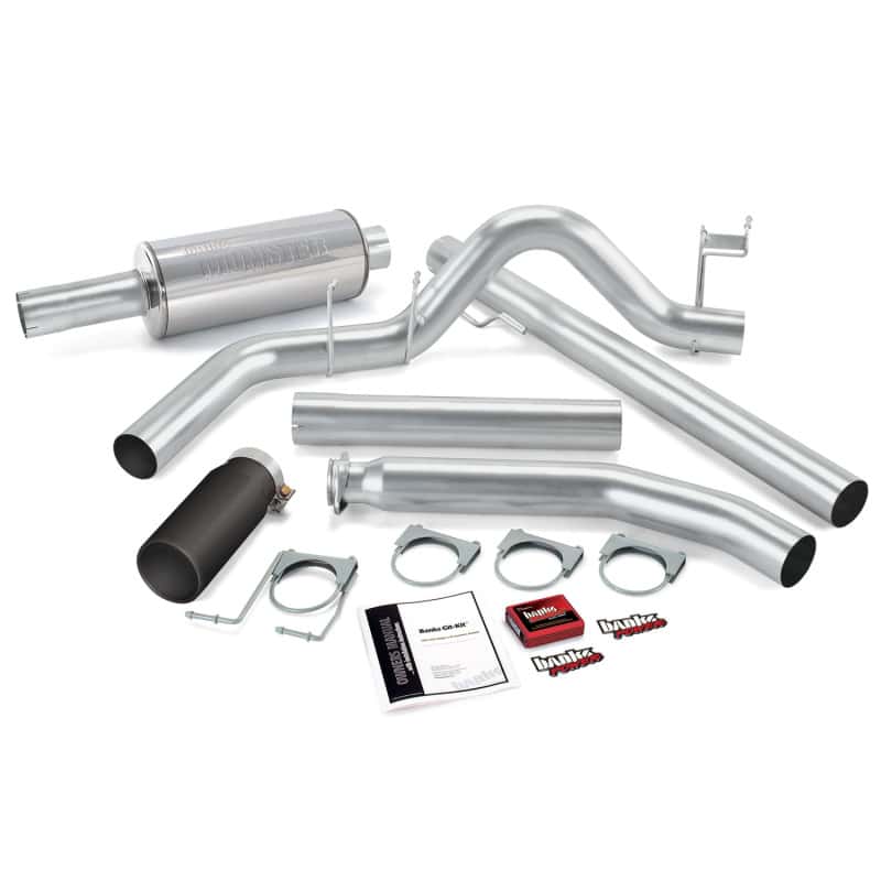 Banks Power — Banks Power 02 Dodge 5.9L Std Cab Git-Kit - SS Single Exhaust w/ Black Tip
Power/Efficiency Sys - view 1