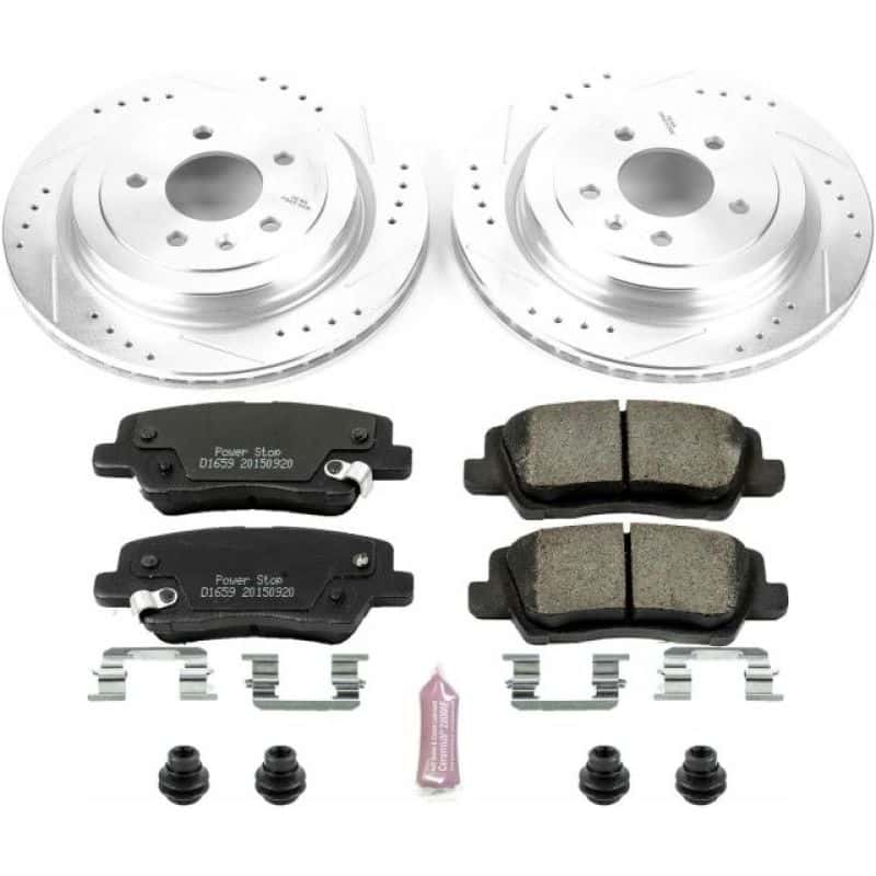 PowerStop — Power Stop 13-15 Cadillac ATS Rear Z23 Evolution Sport Brake Kit - view 1