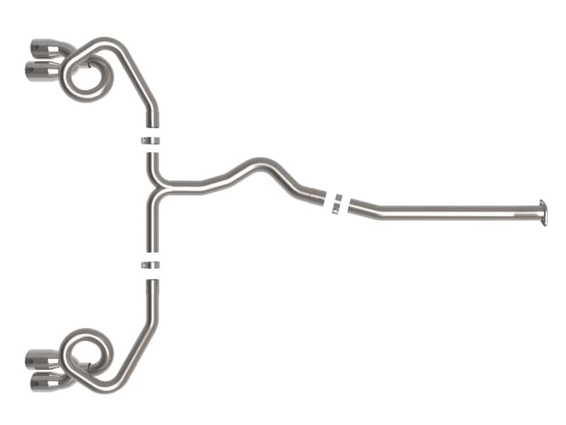 aFe — aFe POWER Takeda 3in to 2-1/2in 304 SS Cat-Back Exhaust w/ Polished Tips 22-23 Subaru WRX H4-2.4L(t)
Cat-Back Exhaust - view 2