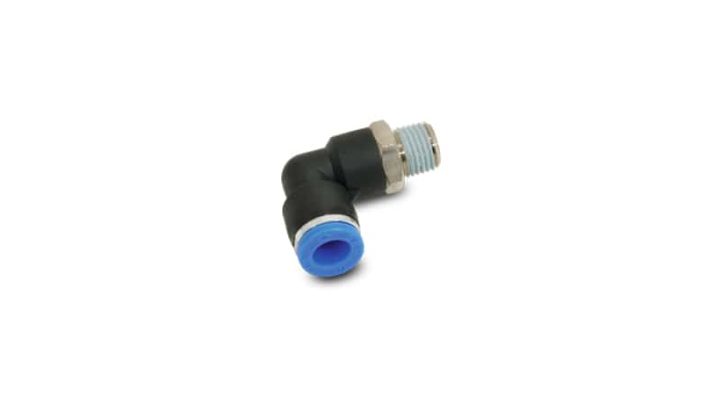 Vibrant — Vibrant Male Elbow Pneumatic Vacuum Fitting (1/8in NPT Thread) - for use with 1/4in (6mm) OD tubing
ML90Deg1/4"OD1/8"NPT
Male90DegFtg1/4"OD
Vacuum Fitting - view 3