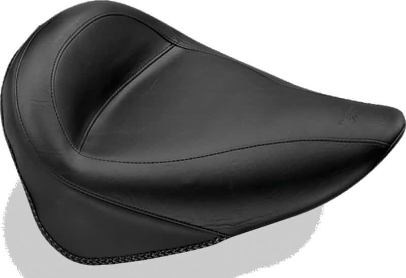 Mustang Motorcycle — Mustang 00-15 Harley Softail Standard Rear Tire Standard Touring Solo Seat - Black - view 2