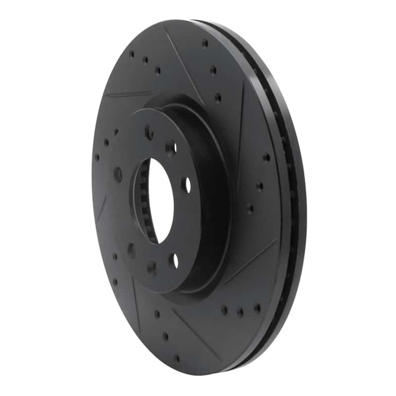 R1 Concepts — R1 06-13 Ford Fusion Front Right Drilled & Slotted Black Brake Rotor
R1 Brake Rotor Drill - view 2