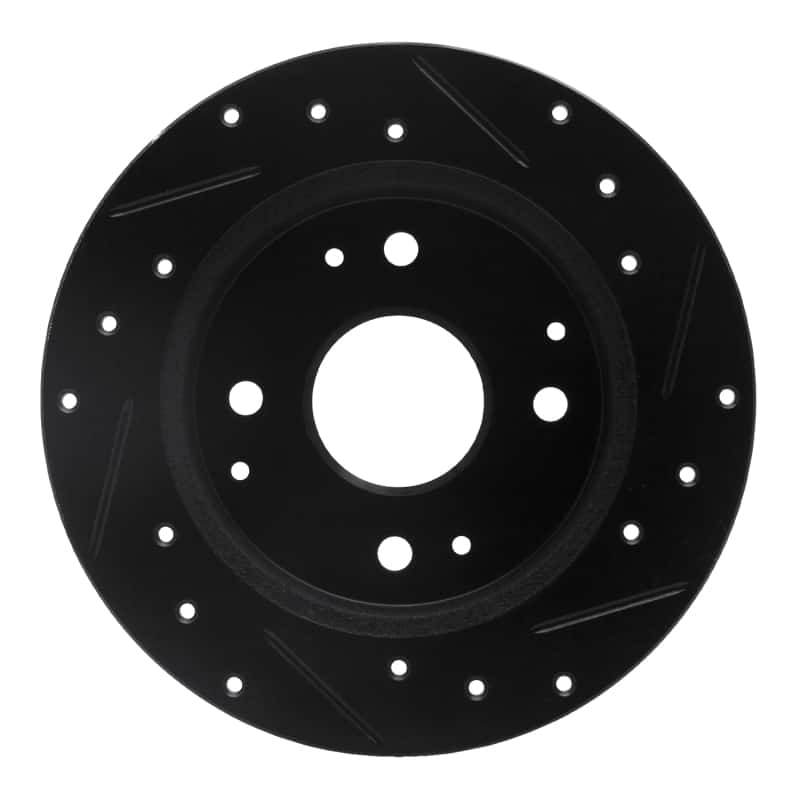 R1 Concepts — R1 98-02 Acura CL Rear Left Drilled & Slotted Black Brake Rotor
R1 Brake Rotor Drill - view 5