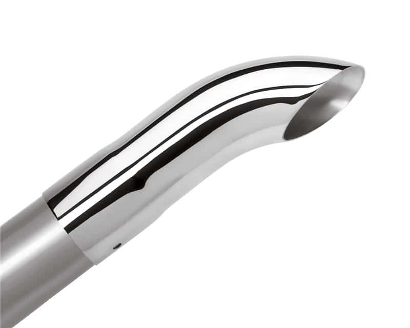 Borla — Borla Universal Polished Tip Single Round Turndown/Turnout (inlet 2 1/4in. Outlet 2 1/4in)
Tip - Turn Down/Out
ExhstTailPipeTip - view 2