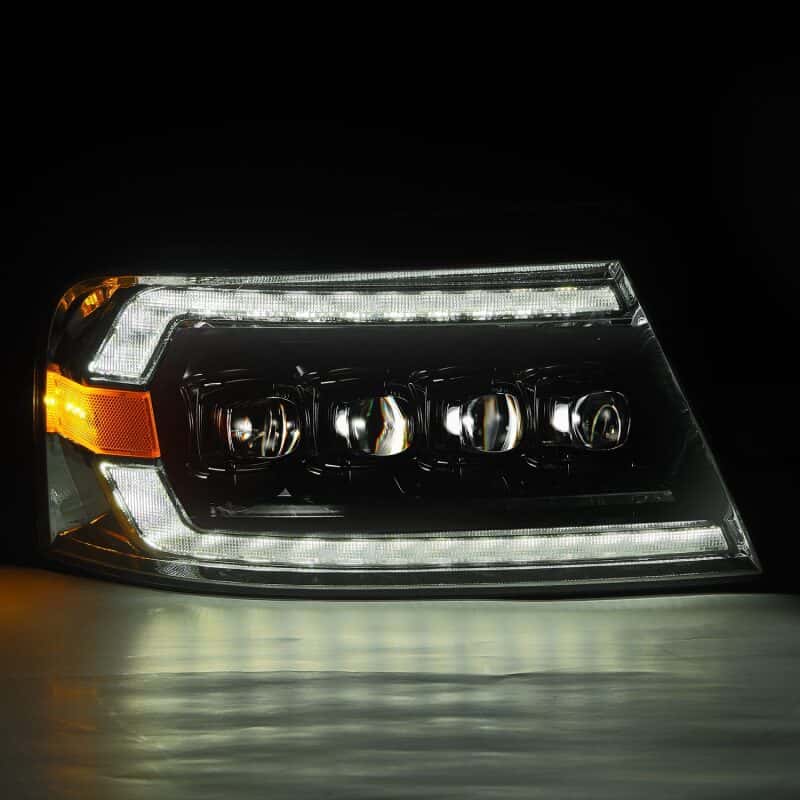 AlphaRex — AlphaRex 04-08 Ford F-150 (No 2004 Heritage) NOVA-Series LED Proj HL Chrome w/Actv Light / Seq. Sig
Projector Headlights - view 6