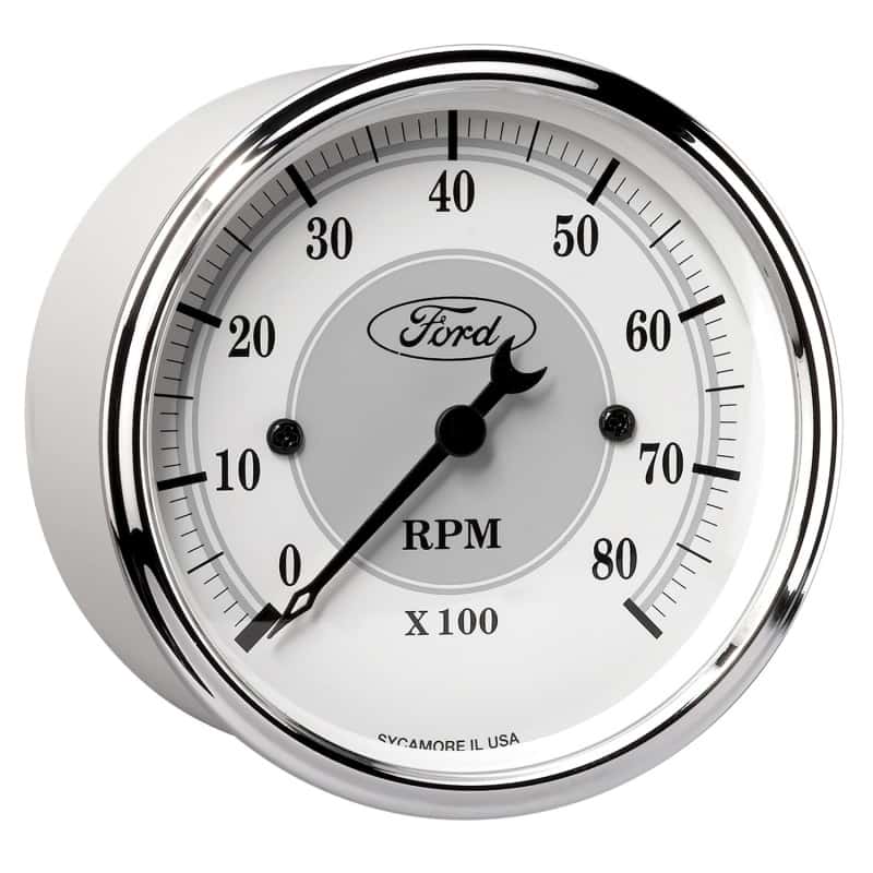 AutoMeter — Autometer 3 1/8in In-Dash 8000 RPM Incandescent Flood Lit Tachometer
3.1" TACH 8KRPM FM - view 6