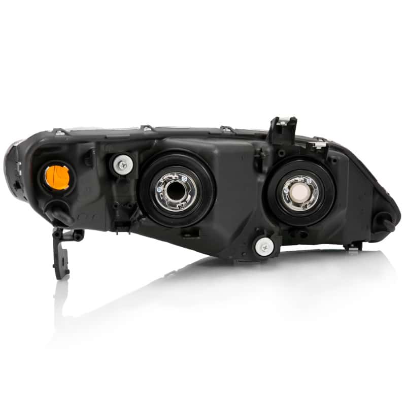 ANZO — ANZO 2006-2011 Honda Civic 4 Door Crystal Headlight Black Amber (OE Replacement)
Head Light Set
HdLtSet - view 3