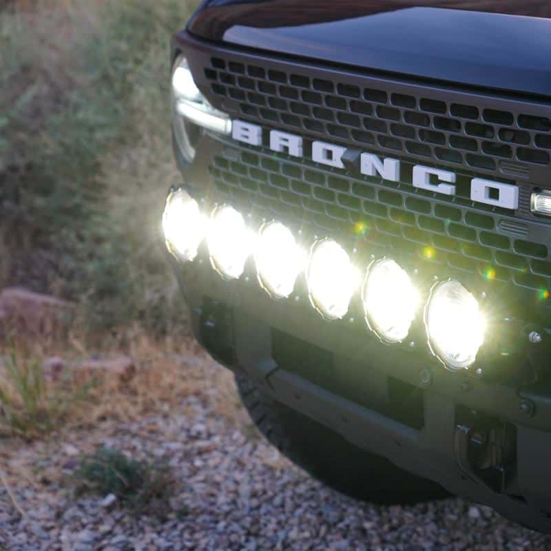 KC HiLiTES — KC HiLiTES 21+ Ford Bronco 39in. Gravity LED Pro6 Light Bar Kit Front Bumper - view 6