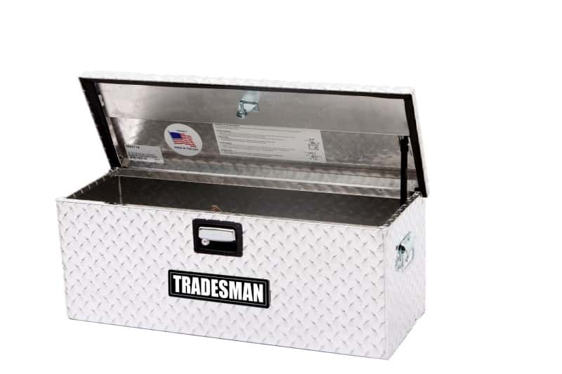 Tradesman — Tradesman Aluminum ATV Flush Mount Storage Box (32in.) - Brite - view 2