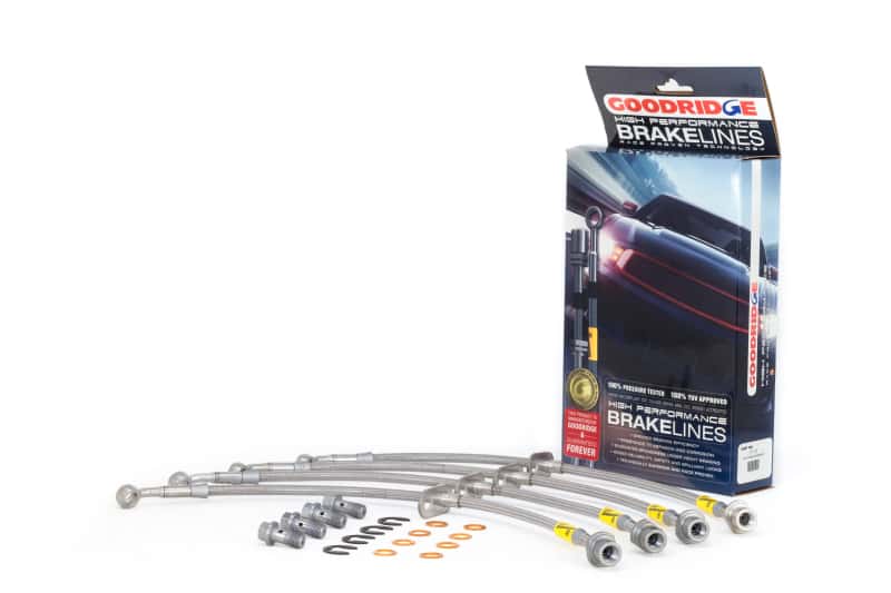 Goodridge — Goodridge 00-05 Toyota MR2 Spyder Stainless Steel Brake Line Kit
Brake Hose Kit - view 1