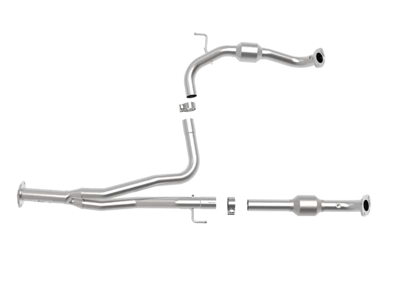 aFe — aFe Power Twisted Steel Y-Pipe w/ Cat SS 16-20 Toyota Tacoma V6 3.5L (4WD Only)
Twisted Steel Y-Pipe - view 2