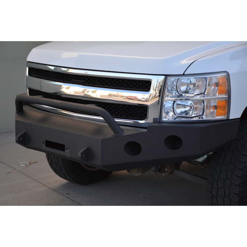 DV8 Offroad — DV8 Offroad 07-13 Chevrolet Silverado 1500 Front Bumper - Black Powdercoat - view 6
