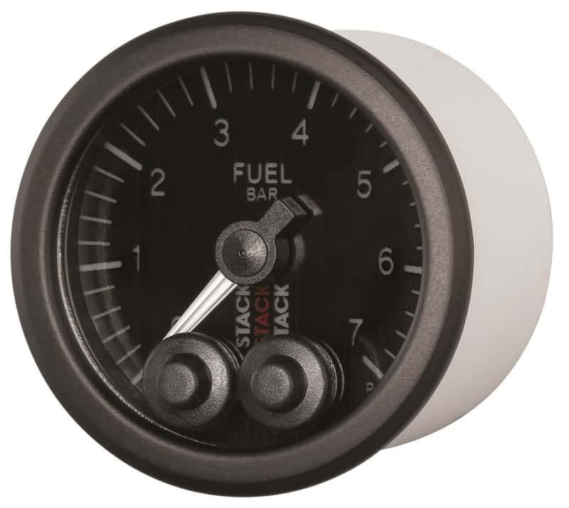 AutoMeter — Autometer Stack 52mm 0-7 Bar M10 Male Pro-Control Fuel Pressure Gauge - Black
Ga FuelP PC Blk 7Bar - view 3