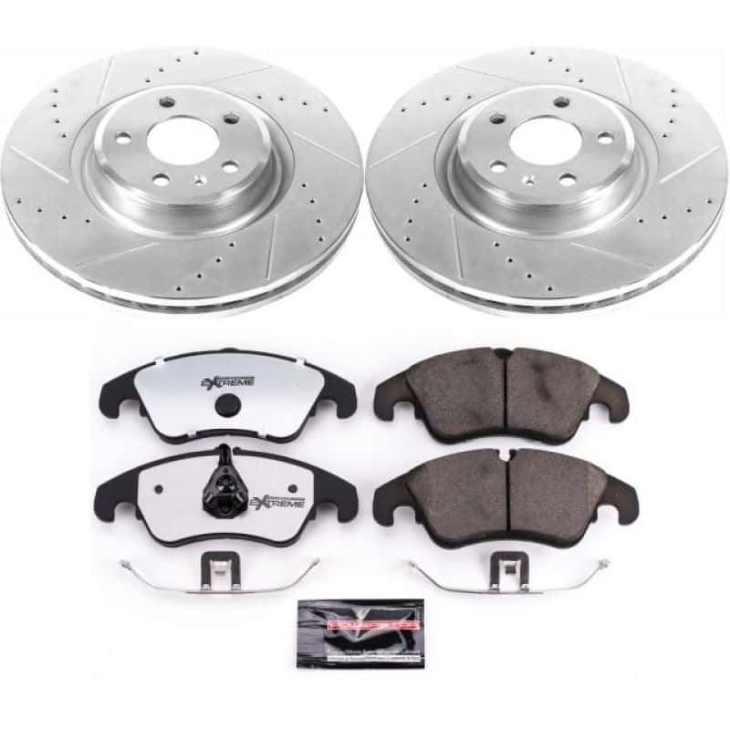 PowerStop — Power Stop 14-18 Audi A6 Front Z26 Street Warrior Brake Kit - view 1
