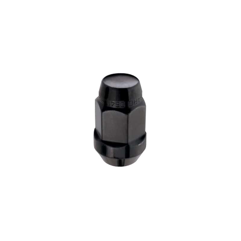 McGard — McGard Hex Lug Nut (Cone Seat Bulge Style) M14X1.5 / 22mm Hex / 1.635in. Length (4-Pack) - Black - view 4