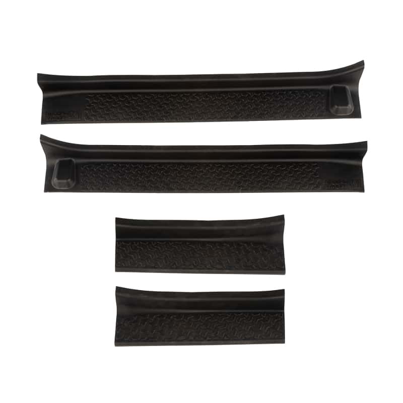Rugged Ridge — Rugged Ridge 2018-20 Jeep Wrangler JL / 2020 Jeep Gladiator All Terrain Door Entry Guard Kit
Door Sill Protector
OFFROAD_INTERIOR - view 2