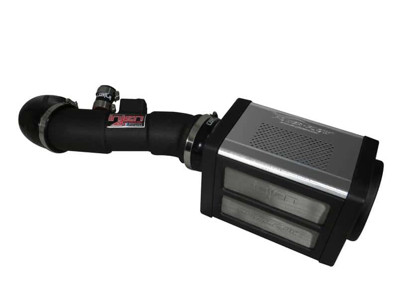 Injen — Injen 04-10 QX56 / 04-12 Amada/Titan V8 5.6L w/Power Box Wrinkle Black Power-Flow Air Intake System
Short Ram Intake
Air Intake Kit - view 2