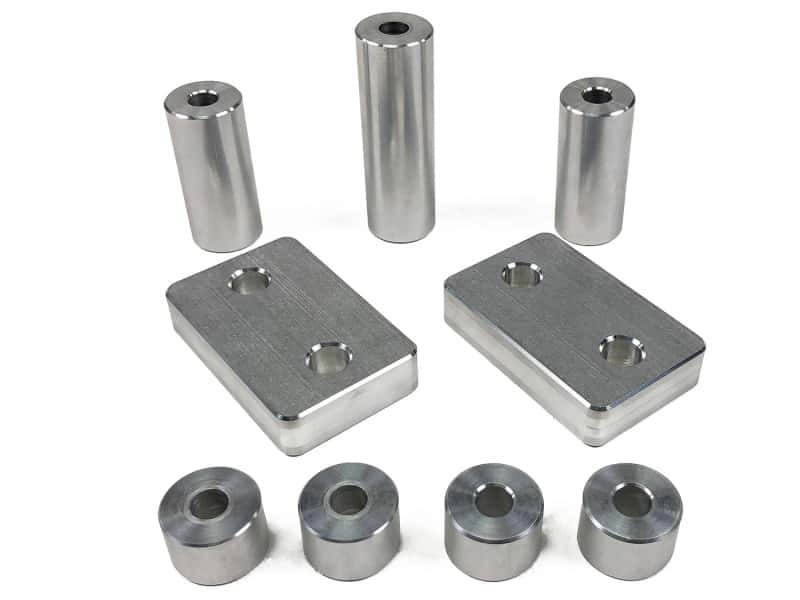 Tuff Country — Tuff Country 07-21 Toyota Tundra 4x4 (with TRD Pro Skid Plate) Front Skid Plate Drop Kit
Skid Plate Spacer Ki - view 3