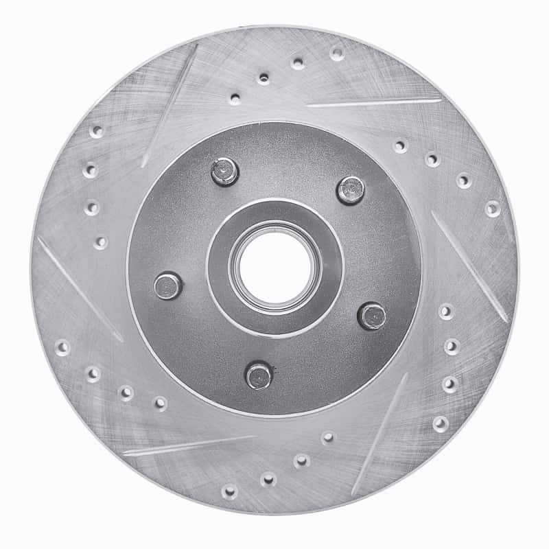R1 Concepts — R1 1973-1989 Chrysler New Yorker Front Left Drilled & Slotted Silver Brake Rotor
R1 Brake Rotor Drill - view 1