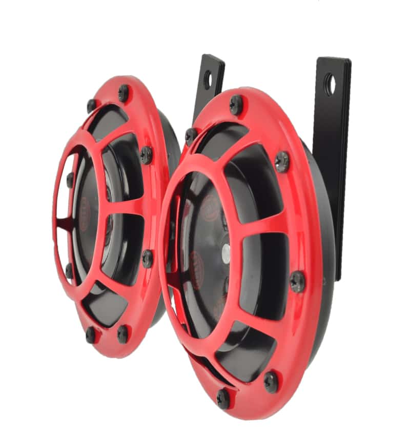 Hella — Hella Supertone Horn Kit 12V 300/500HZ Red (003399803 = 003399801) - view 8