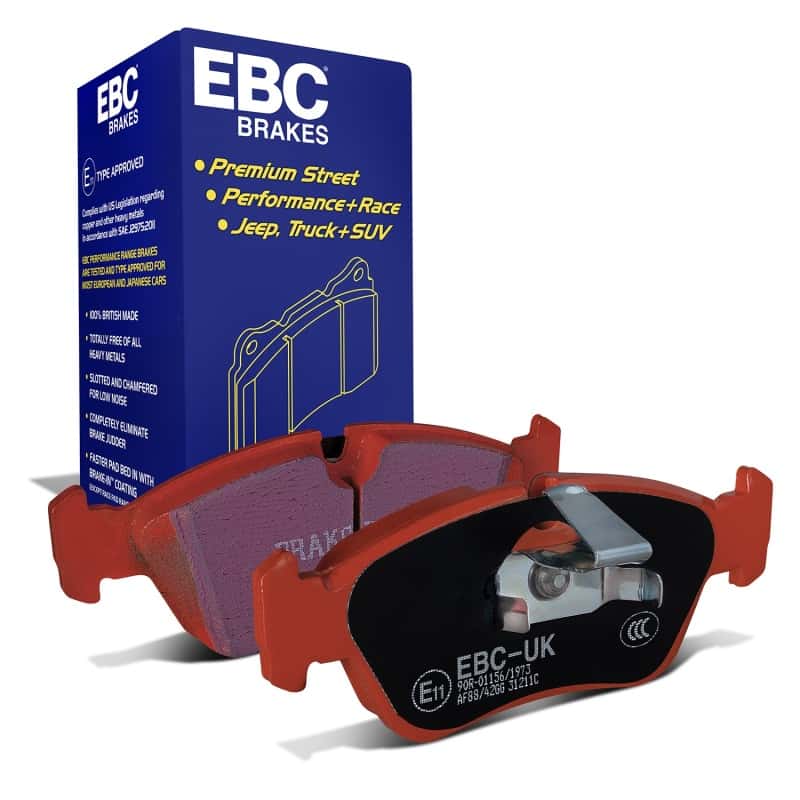 EBC — EBC 99-02 BMW Z3 2.5 Redstuff Front Brake Pads
Disc Brake Pad - view 2