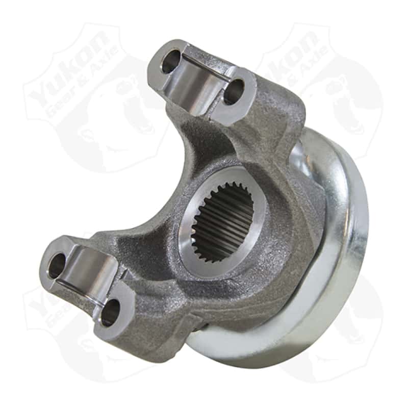 Yukon Gear & Axle — Yukon Gear Yoke For GM 8.2in w/ A 1310 U/Joint Size. This Yoke Uses U-Bolts
Yoke  - view 2