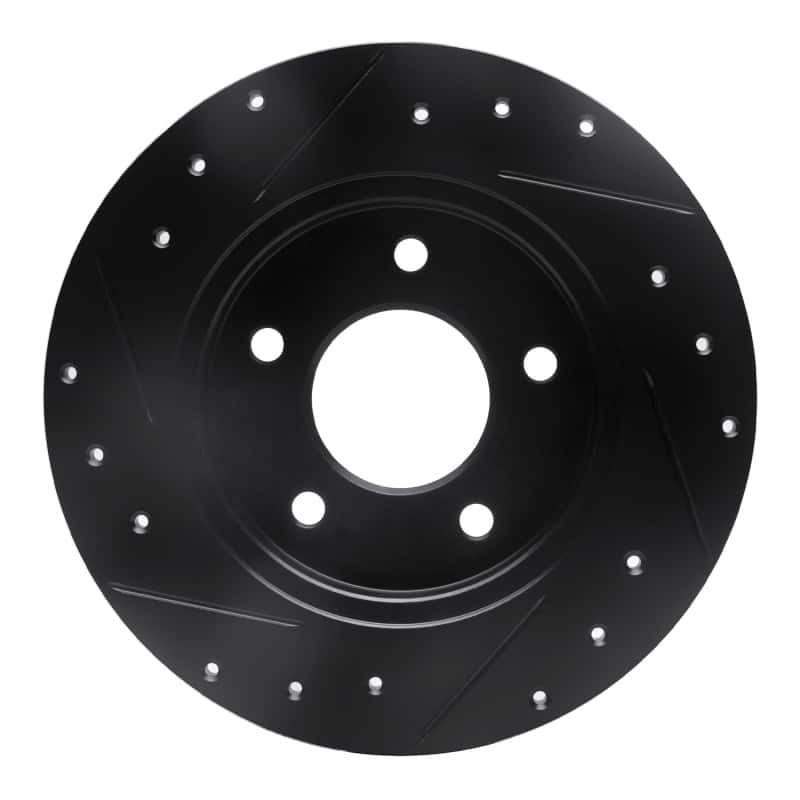 R1 Concepts — R1 94-99 Buick Regal Rear Right Drilled & Slotted Black Brake Rotor
R1 Brake Rotor Drill - view 5