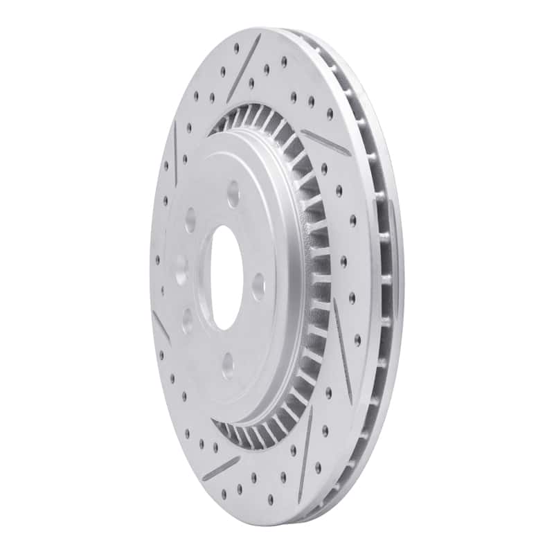 R1 Concepts — R1 07-18 Volvo S80 Rear Left Drilled & Slotted Geo-Carbon Rotor - view 2