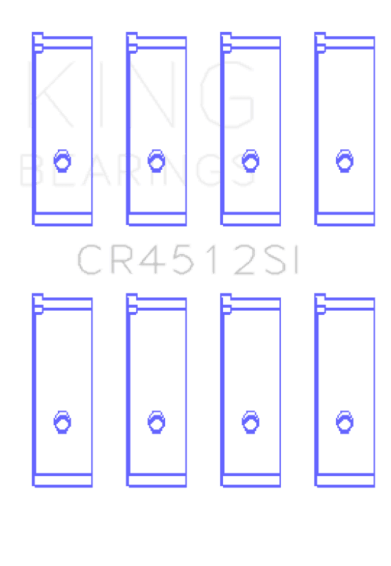 King Engine Bearings — King Engine Bearings Honda D17A1/2 1.7L 16V (Size +0.75mm) Connecting Rod Bearing Set
Engine Bearing - view 3