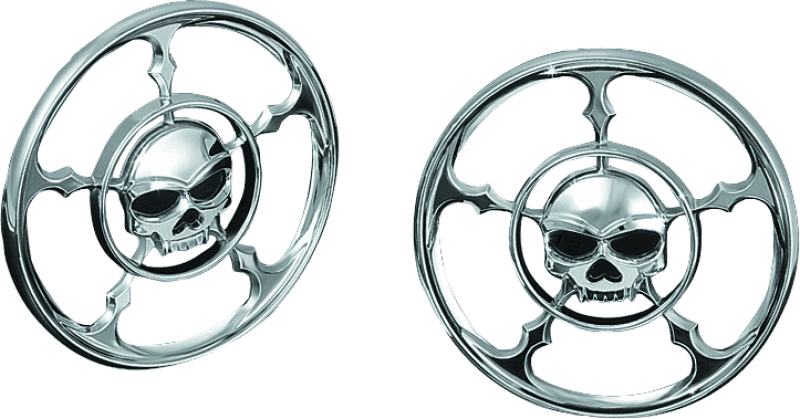 Kuryakyn — Kuryakyn Zombie Speaker Grills Chrome - view 1