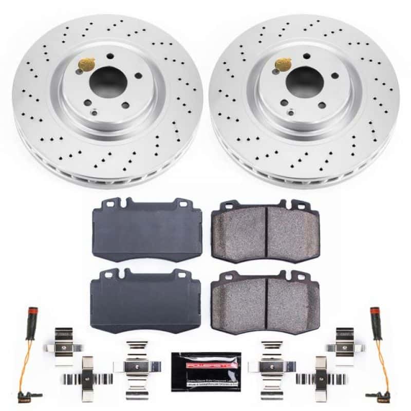 PowerStop — Power Stop 02-04 Mercedes-Benz C32 AMG Front Z23 Evolution Sport Coated Brake Kit - view 1