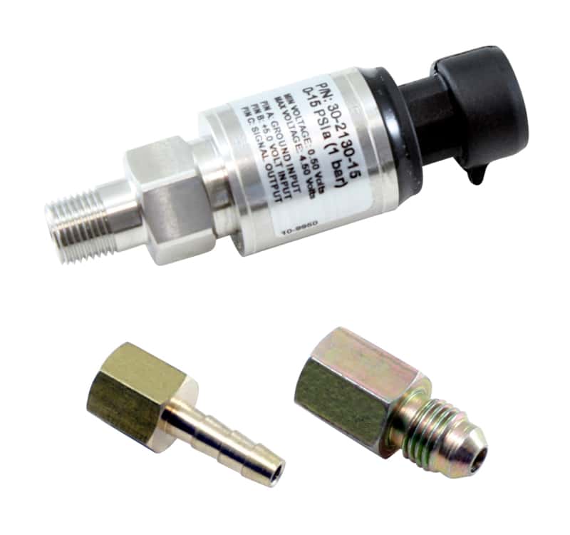 AEM — AEM 1 BAR MAP or 15 PSIA Stainless Steel Sensor Kit
Sensors/Connectors
Sensor Kit - view 1