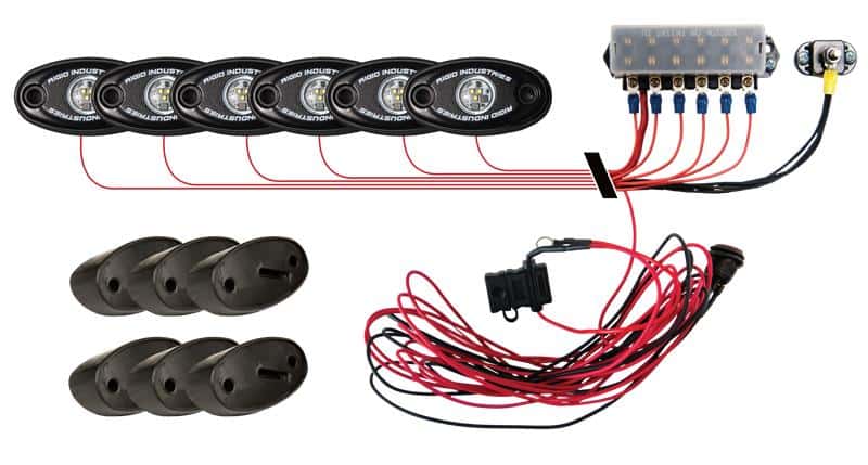 Rigid Industries — Rigid Industries Rock Light Kit- Red (4 lights)
ROCK LIGHT RED/4
LED LIGHT - view 4