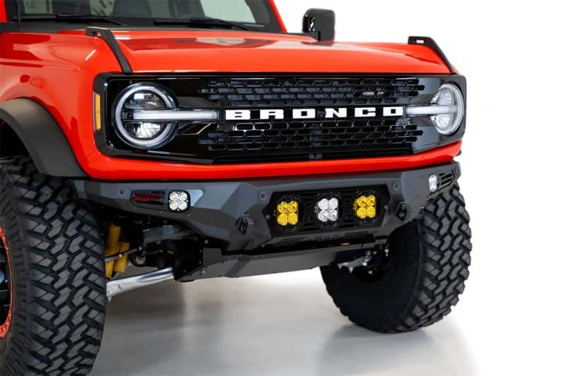 Addictive Desert Designs — Addictive Desert Designs 21-22 Ford Bronco Bomber Front Bumper (w/ 3 Baja Designs LP4 Mounts)
Bumper- Front
Bumpers - view 1