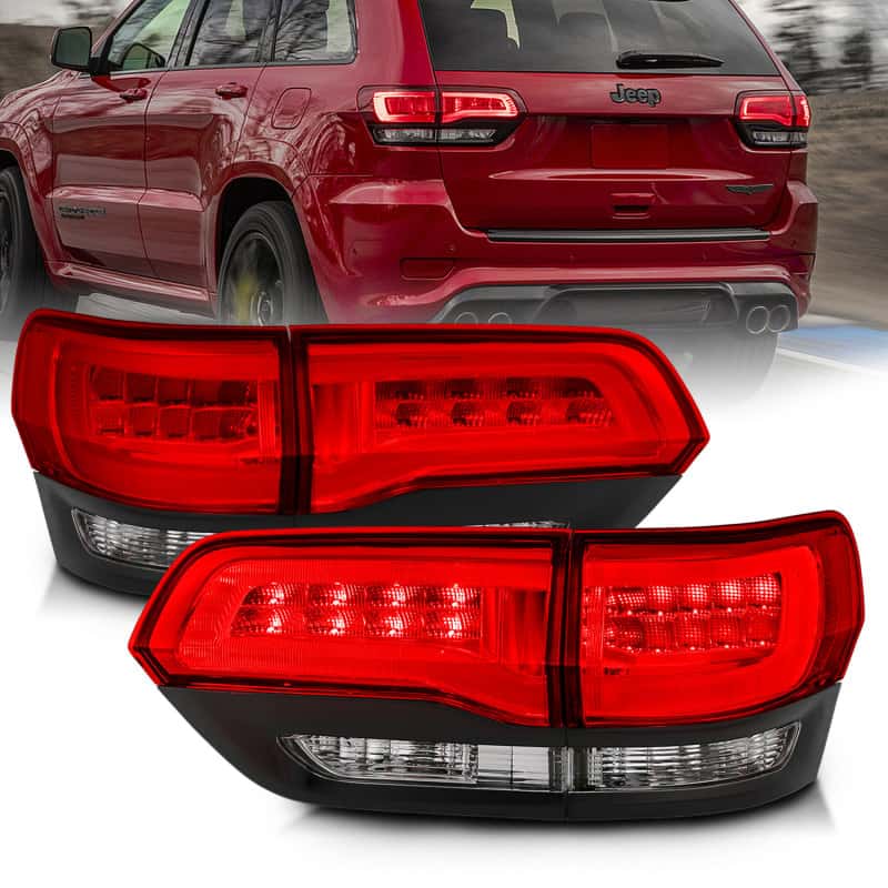 ANZO — ANZO 2014-2016 Jeep Grand Cherokee LED Taillights Red/Clear
TailLightSet - view 1