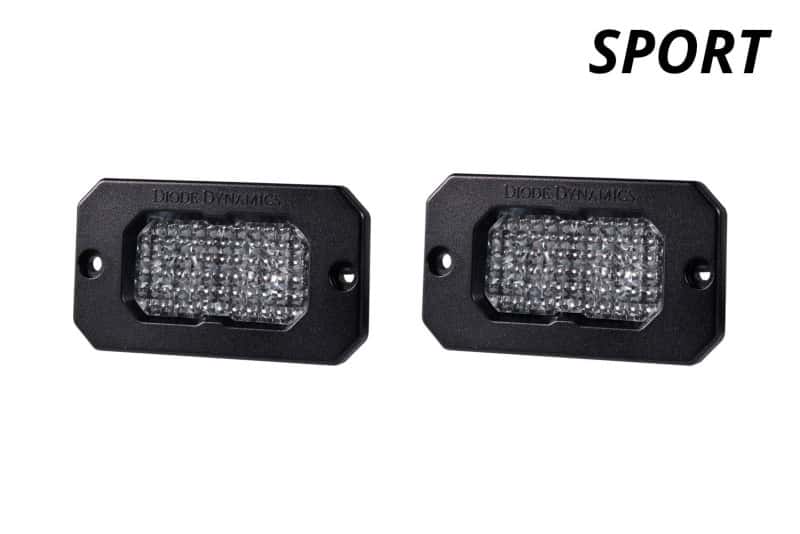Diode Dynamics — Diode Dynamics Stage Series 2 In LED Pod Sport - White Flood Flush ABL (Pair) - view 4