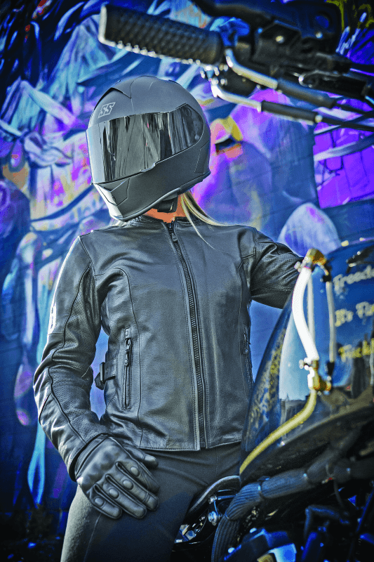 Speed and Strength — Speed and Strength Throttle Body Leather Jacket Black Womens - XS - view 3