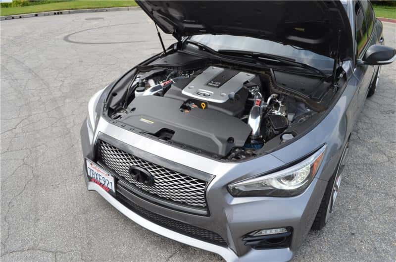 Injen — Injen 14 Infiniti Q50 3.7L V6 Polished Dual Short Ram Intake w/ MR Techn and Heat Shields
Short Ram Intake
Air Intake Kit - view 2