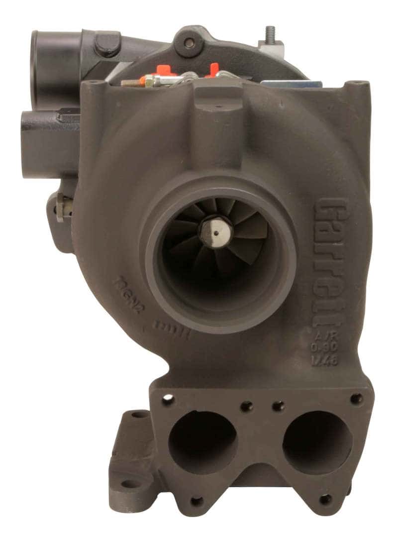 Fleece Performance — Fleece Performance 04.5-10 Chevy Duramax (LLY/LBZ/LMM) 63mm STREET VNT Cheetah Turbo w/ HX40 Outlet
Turbo - view 4