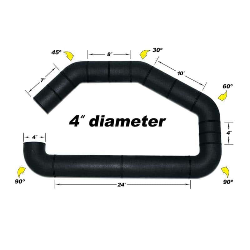 Airaid — Airaid U-Build-It - 4in Intake Tube - view 1