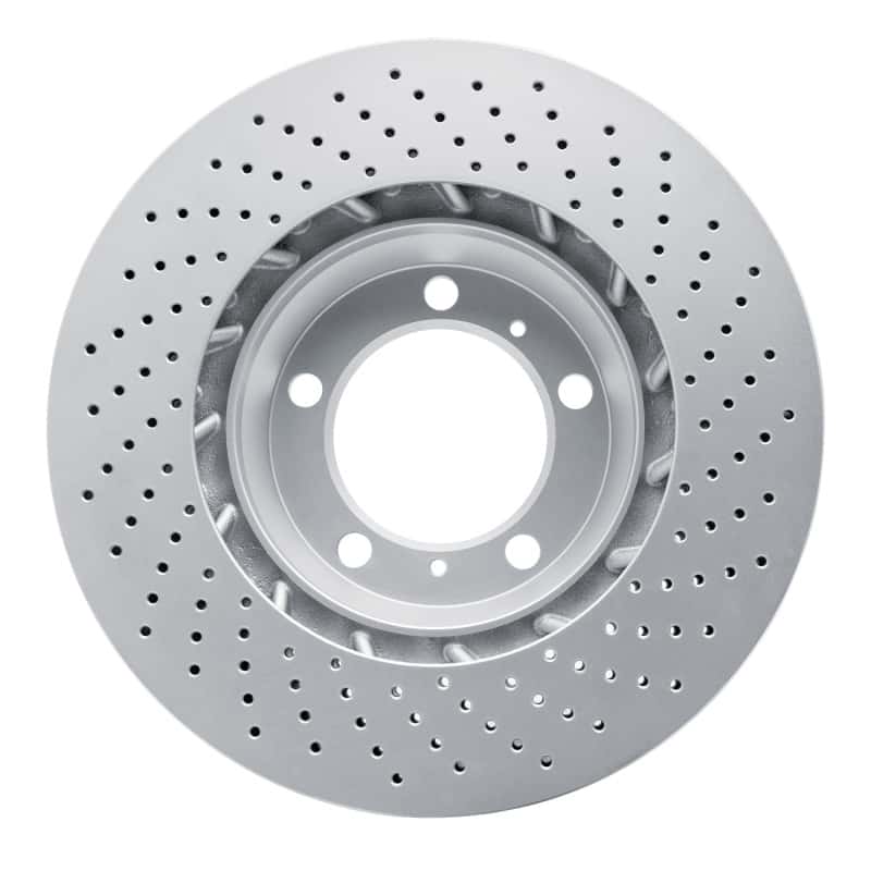 DFC — DFC 99-23 Porsche 718 Cayman Left Front Drilled Hi-Carbon Alloy Geomet Coated Rotor
DFC Brake Rotor - view 5