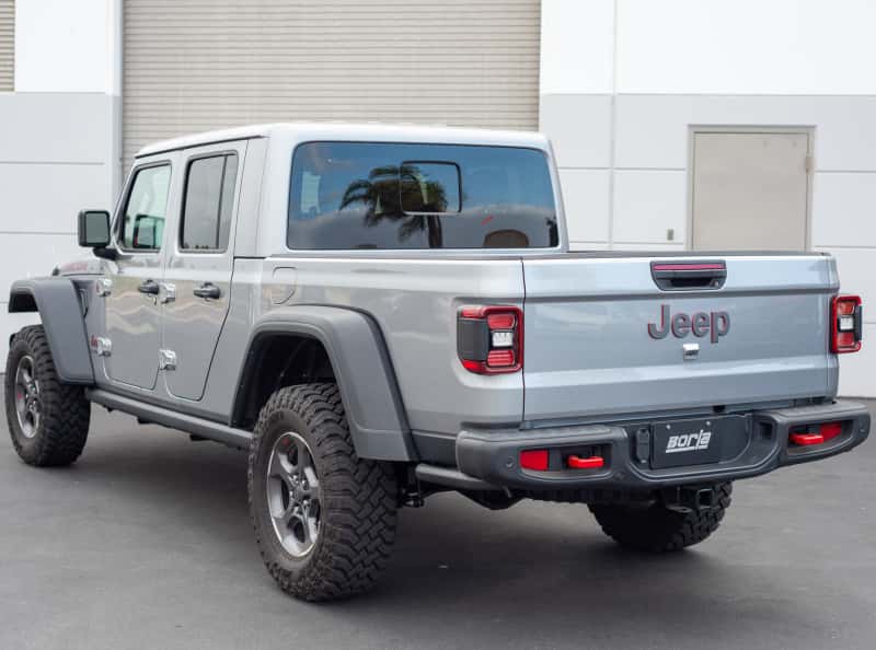 Borla — Borla 2020 Jeep Gladiator JT 3.6L V6 AWD 2.75in Touring Climber Black Turndown Tip & Over-Axle
Cat-Back System - view 2