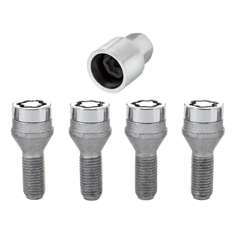 McGard — McGard Wheel Lock Bolt Set - 4pk. (Cone Seat) M12X1.5 / 17mm Hex / 25.5mm Shank Length - Chrome - view 5