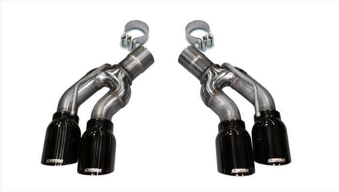 CORSA Performance — Corsa 2016-2019 Cadillac CTS-V 2.75in Inlet / 4.0in Outlet Black PVD Tip Kit (For Corsa ExhaustOnly)
Exhaust - view 5