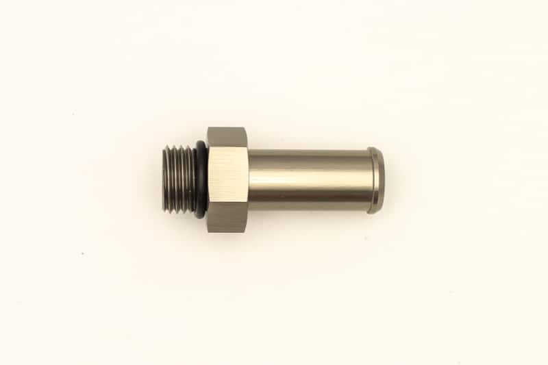 DeatschWerks — DeatschWerks 6AN ORB Male To 1/2in Barb Fitting (Single Barb - Incl O-Ring) - view 3